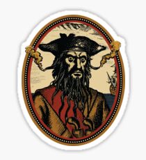 Black Beard Sticker