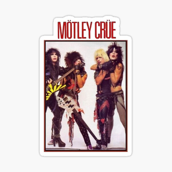 Motley Crue Poster Sticker