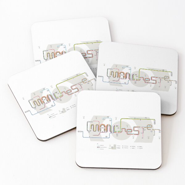 Item preview, Greater Manchester Metrolink tram lines Word Map designed and sold by jimmy-digital.