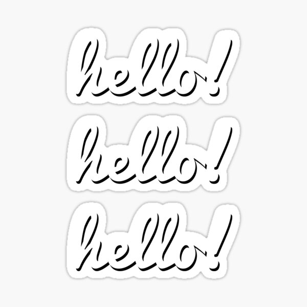 Item preview, The Comeback Hello Hello Hello designed and sold by thattaragirl.