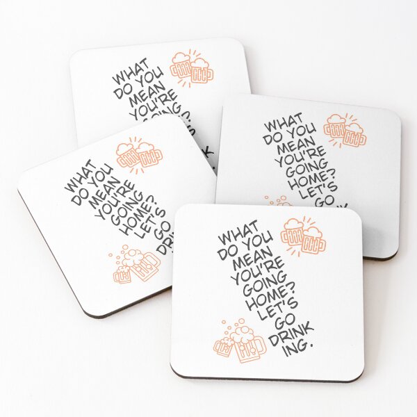 Item preview, Let's Go Drinking. designed and sold by TheVirtualShop.