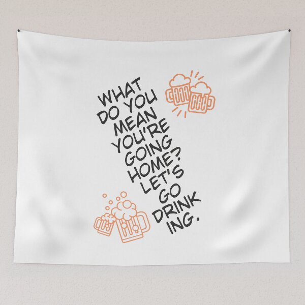 Item preview, Let's Go Drinking. designed and sold by TheVirtualShop.