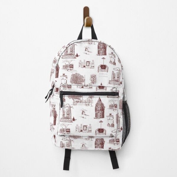 Item preview, Toronto Toille De Jouy  - Red and White designed and sold by Quick Brown Fox Canada.