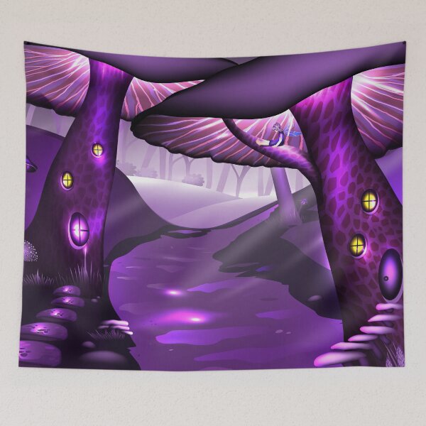 Item preview, Magic Mushroom Forest designed and sold by serenaking.
