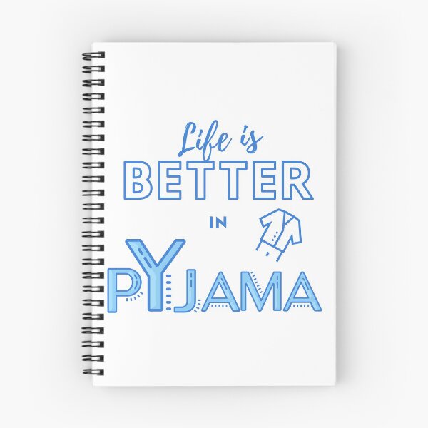 Item preview, life is better in pyjamas designed and sold by LoveTreats.