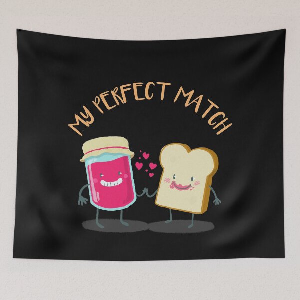 Item preview, Cute My Perfect Match Toast and Jam designed and sold by joabaj.