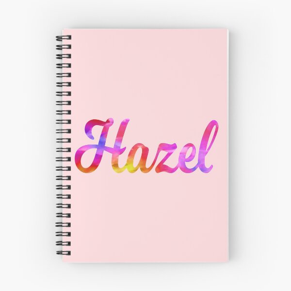 Item preview, Hazel girls name pretty multi-color design designed and sold by ComicKitsch.