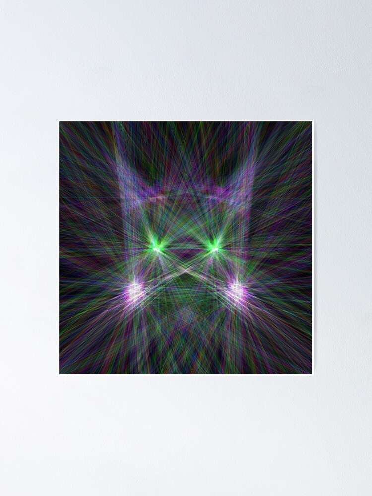 Alternate view of Space Cat Poster