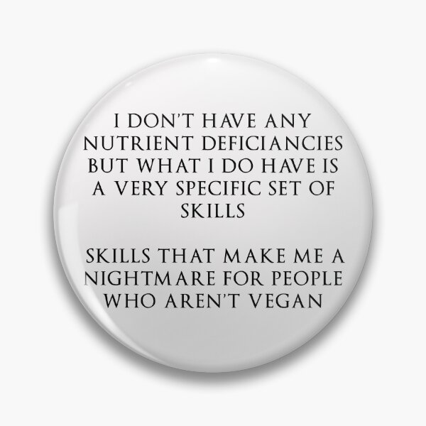 Item preview, Vegan Skills. designed and sold by SteadfastVegan.