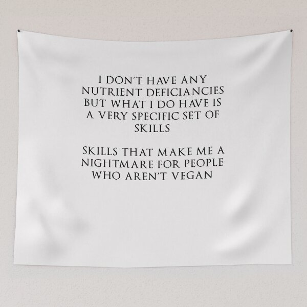 Item preview, Vegan Skills. designed and sold by SteadfastVegan.