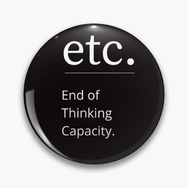 Item preview, ect. - end of thinking capacity designed and sold by shane62.