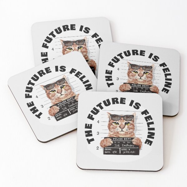 Item preview, The Future Is Feline - Felony Cat - Black designed and sold by NoMatterLab.