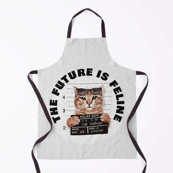 Item preview, The Future Is Feline - Felony Cat - Black designed and sold by NoMatterLab.