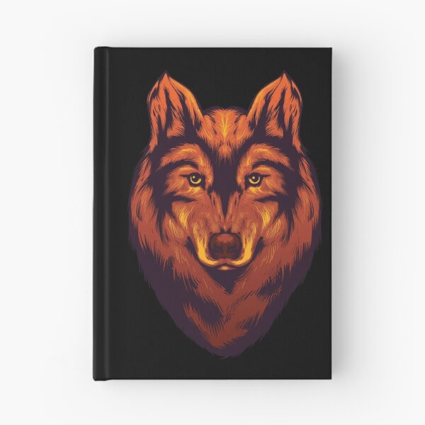 Item preview, Vintage Spiritual Fire Wolf Gazing designed and sold by aMortalArtist.