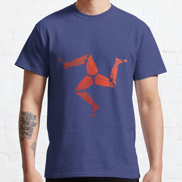 Red 3 legs of Man, Symbol of the Isle of Man Classic T-Shirt