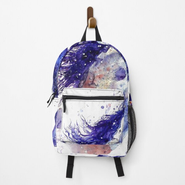 Item preview, Watercolor horse white, purple, and blue designed and sold by azomiross.