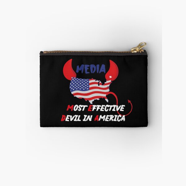Item preview, Media Most Effective Devil In America Funny Demon American flag design illustration designed and sold by MerchSpot.