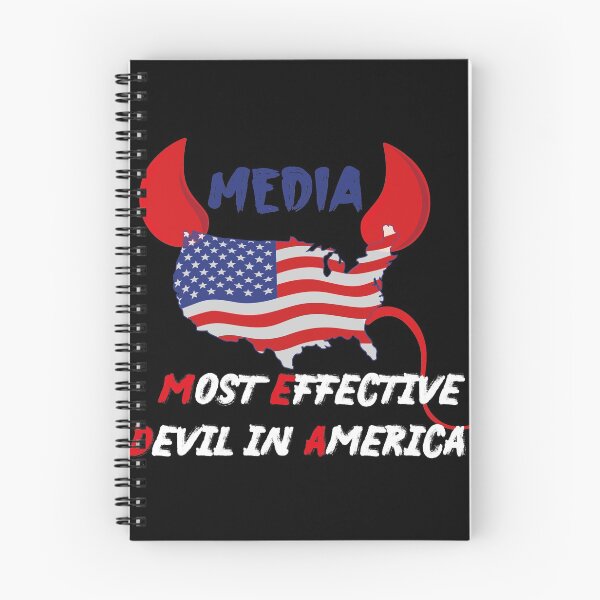 Item preview, Media Most Effective Devil In America Funny Demon American flag design illustration designed and sold by MerchSpot.