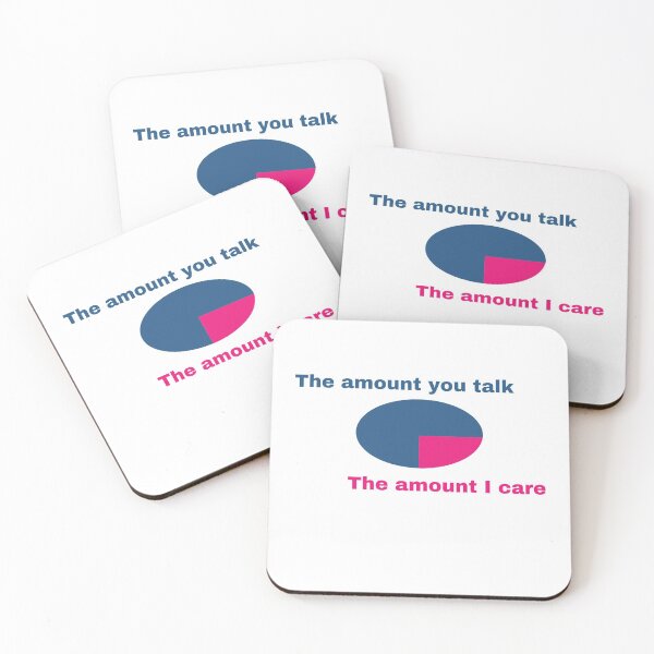 Item preview, The amount you talk, the amount I care designed and sold by shane62.