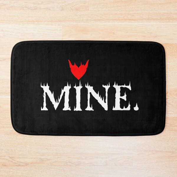 Item preview, MINE. Lettering devilish black english heart designed and sold by Sellery-GbR.