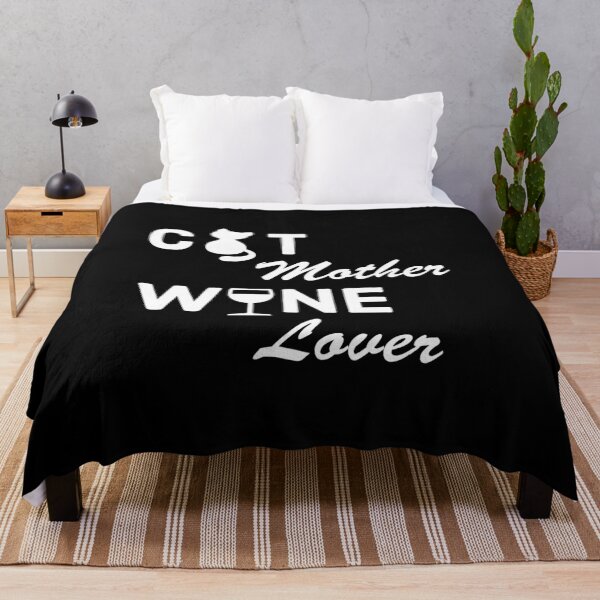 Item preview, Cat Mother Wine Lover - Funny Cat Lover - Funny Wine Lover designed and sold by AnyKitty.