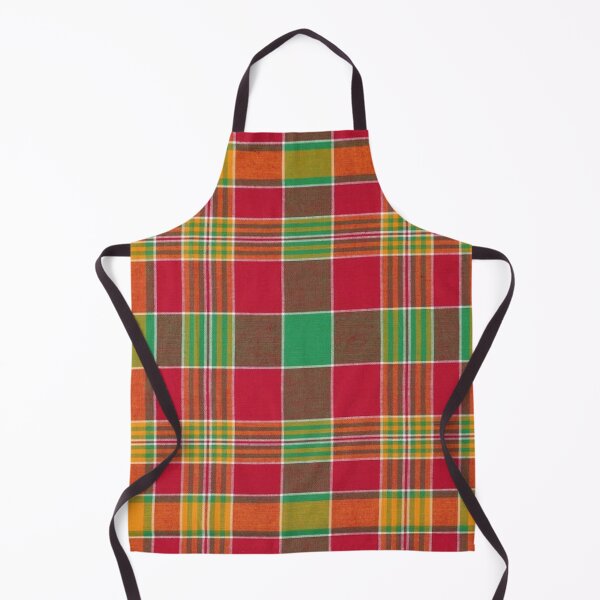 Item preview, Madras red green orange designed and sold by UrbanLuvColor.