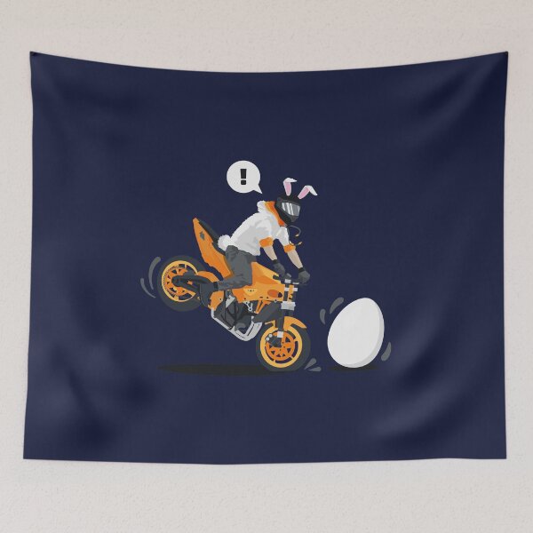 Item preview, Motorcycle stop at easter designed and sold by blickwandler.