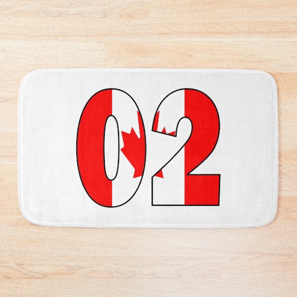 Item preview, Number 02 with Canadia flag on the background designed and sold by AllShirts21.