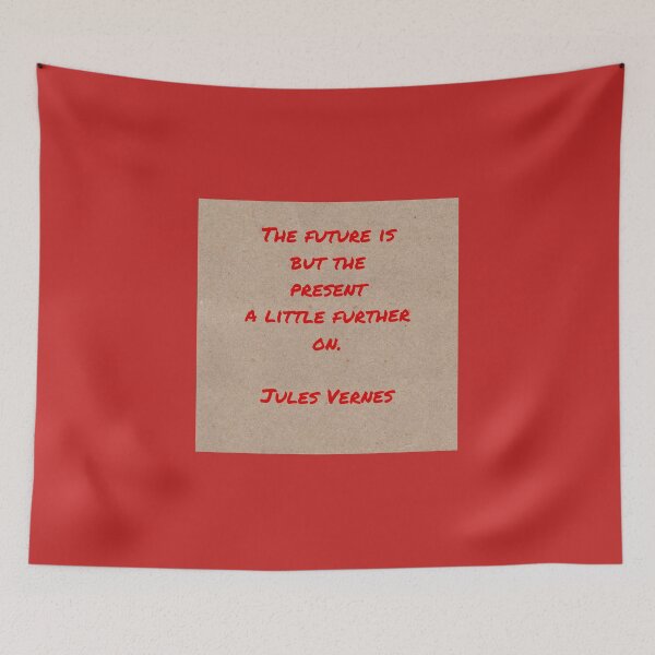 Item preview, The future is just the present a little further on, Jules Vernes designed and sold by Pelikancrazy.