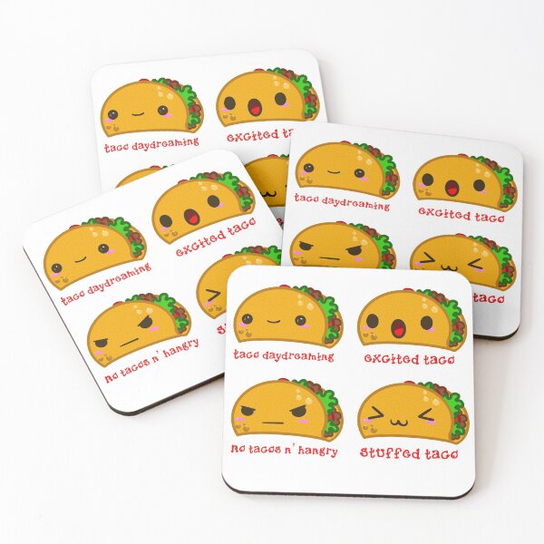 Item preview, Taco emotions designed and sold by pickledcorgi.