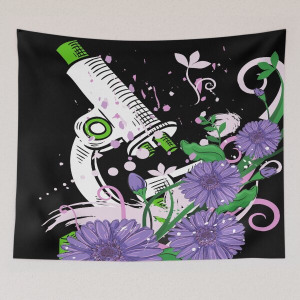 Item preview, GERBERA FLOWER ARTISTIC MICROSCOPE SCIENCE LABORATORY designed and sold by Hippiesole.