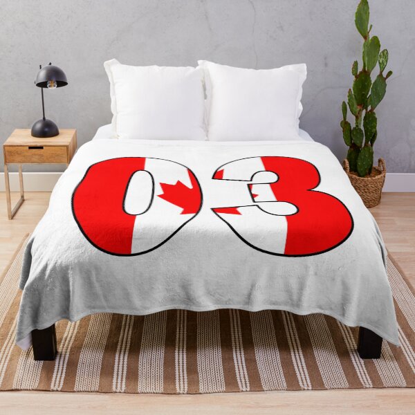 Item preview, Number 03 with Canadia flag on the background designed and sold by AllShirts21.