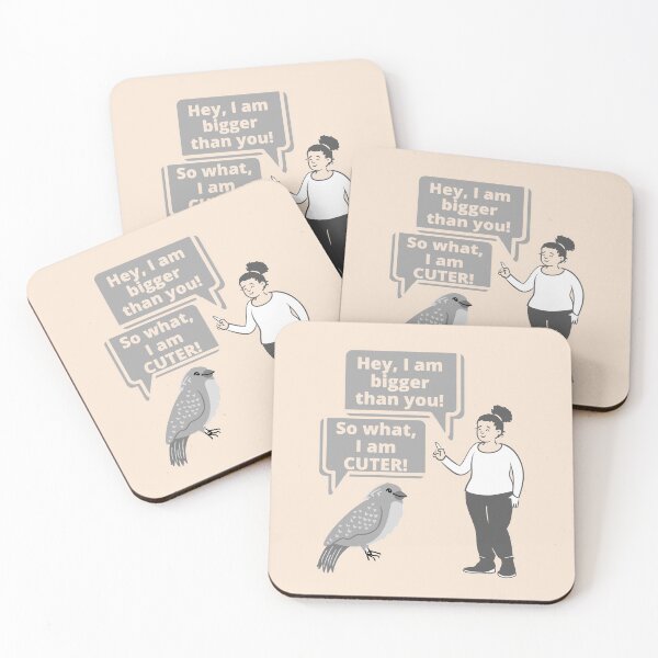 Item preview, Funny bird and human quotes | Cute bird | Funny bird and human designed and sold by TatianaLG.