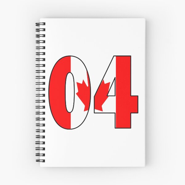 Item preview, Number 04 with Canadia flag on the background designed and sold by AllShirts21.