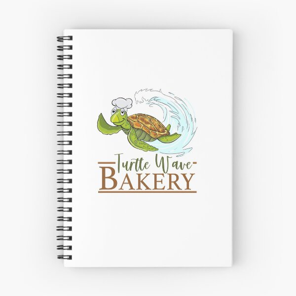 Item preview, Turtle Wave Bakery Logo designed and sold by slaterza.