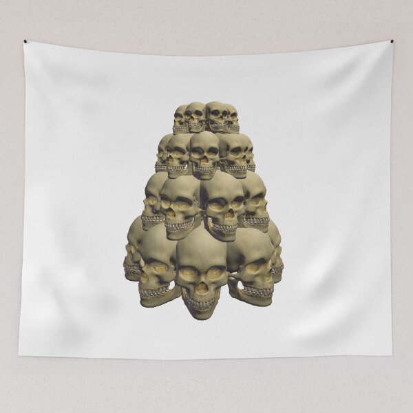 Item preview, Tower Of 3D Skulls designed and sold by ZeroCarattt.