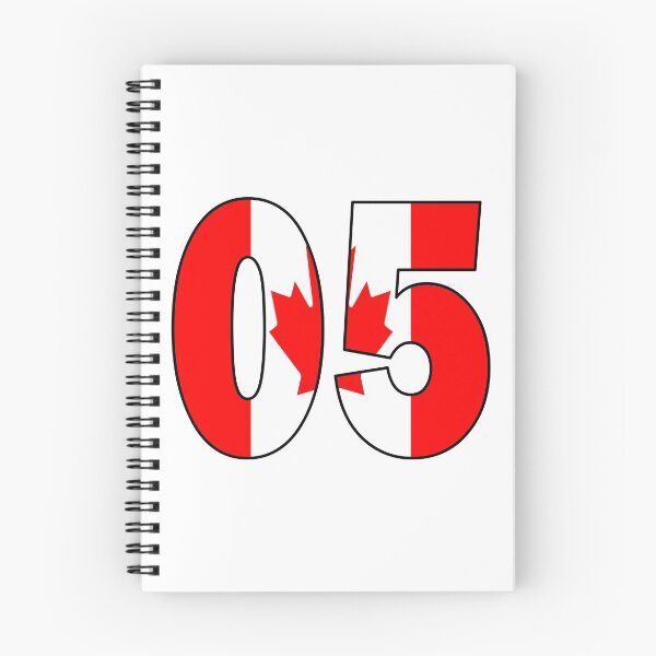 Item preview, Number 05 with Canadia flag on the background designed and sold by AllShirts21.