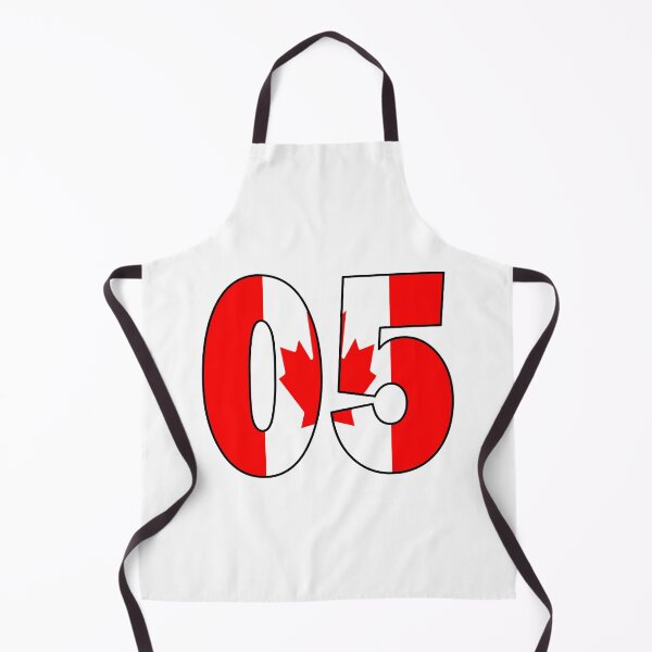 Item preview, Number 05 with Canadia flag on the background designed and sold by AllShirts21.
