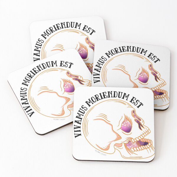 Item preview, Vivamus moriendum est: Let's live, since we must die designed and sold by MariaHaley.