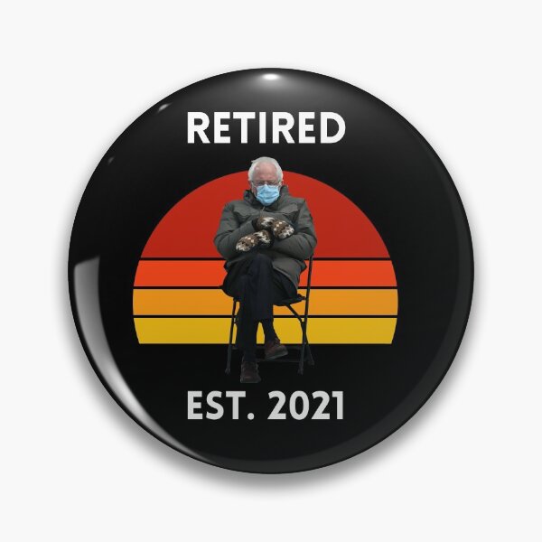 Item preview, Bernie Sanders Mittens Inauguration - Retired Since 2021 Funny T-shirt designed and sold by Str8like dattshirts.
