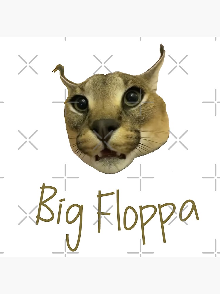 Big Floppa Art Board Prints for Sale