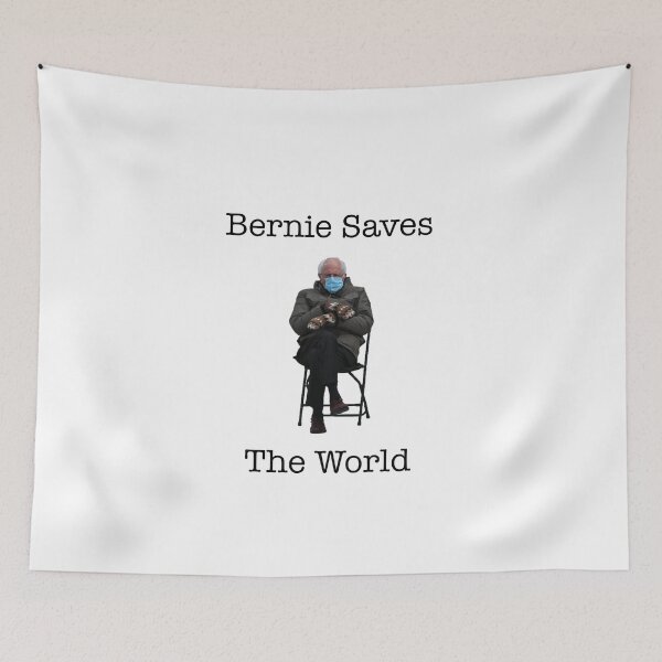 Item preview, Bernie Saves the World designed and sold by hellostickies.