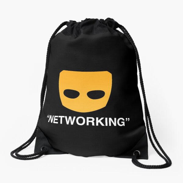 Gay networking Drawstring Bag