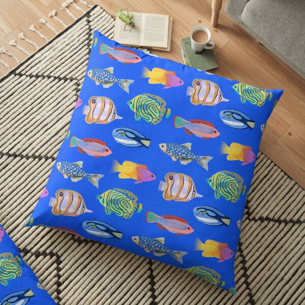 Tropical Fish Floor Pillow