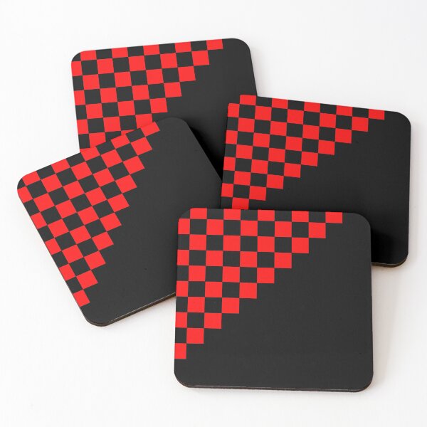Item preview, Checkered Red and Black Triangle designed and sold by oxoxoxo.