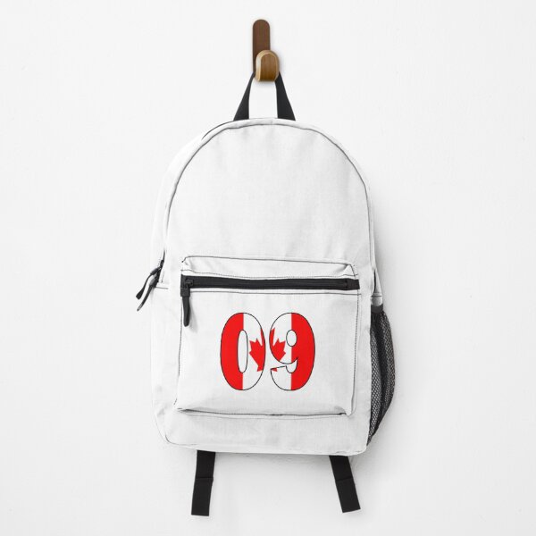 Item preview, Number 09 with Canadia flag on the background designed and sold by AllShirts21.