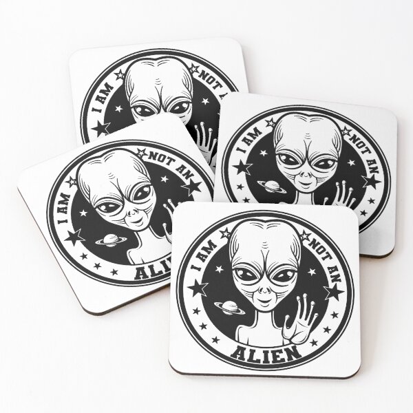 Item preview, I Am Not An Alien Funny designed and sold by printrendstore.