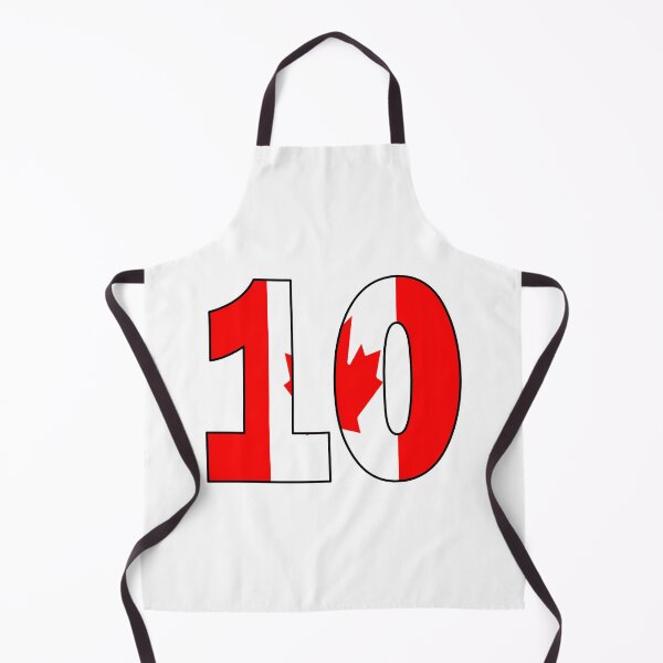 Item preview, Number 10 with Canadian flag on the background designed and sold by AllShirts21.