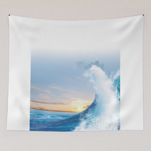Item preview, Olas del mar y puesta de sol designed and sold by azomiross.
