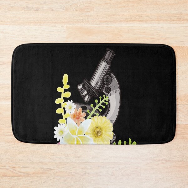 Item preview, PASTEL WATERCOLOR FLOWER FRAME SKETCH MICROSCOPE SCIENCE LABORATORY designed and sold by Hippiesole.